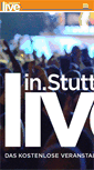 Mobile Screenshot of liveinstuttgart.de